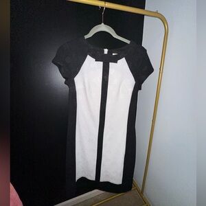 Larissa Black and White Cocktail Dress